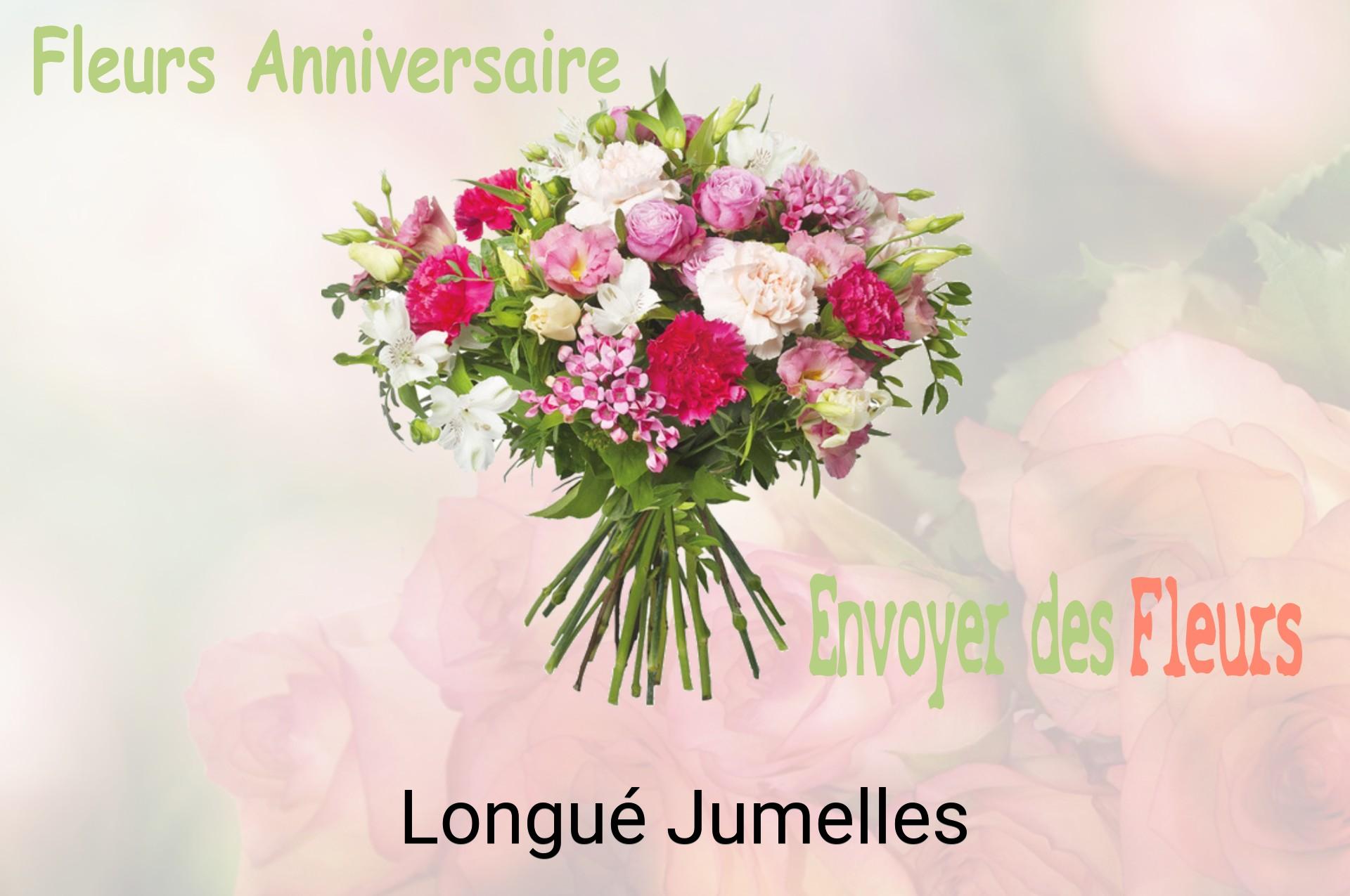 Bouquet de fleurs d’anniversaire livré à Longué-Jumelles